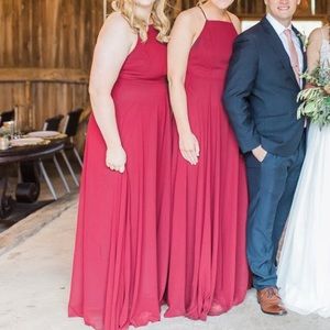 Lulus Wine Red Mythical Kind of Love Dress…